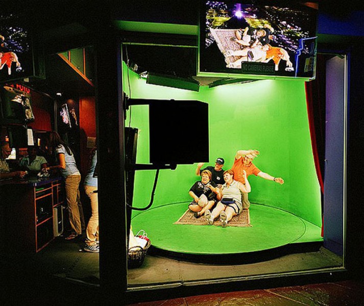 green screen, las vegas